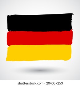 Germany flag in grunge
