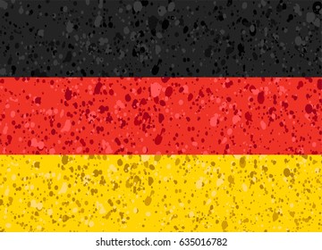 germany flag grunge illustration