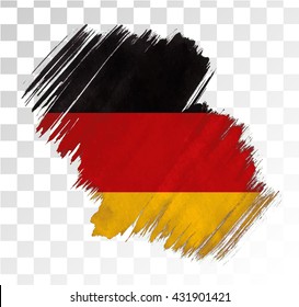 Germany flag grunge stain