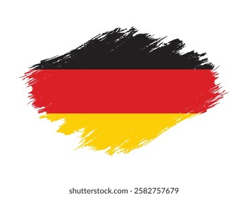 germany flag grunge vector design