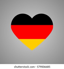 germany flag heart