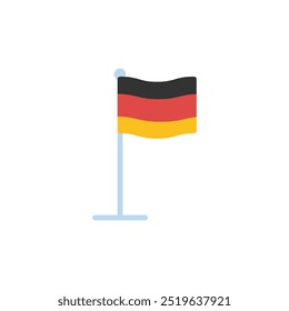 	
germany flag icon flat style