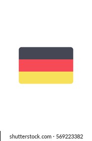 Germany flag icon, Vector