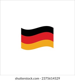 Germany flag icon vector illustration