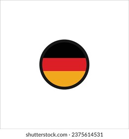 Germany flag icon vector illustration