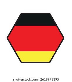   Germany flag icon vector image