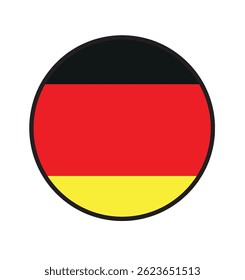   Germany flag icon vector image