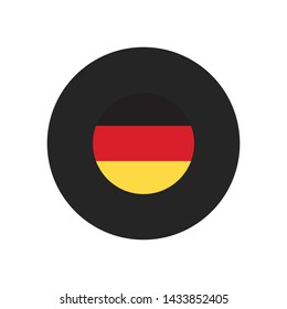 Germany flag icon vector. Simple Germany flag sign in modern design style for web site and mobile app. EPS10