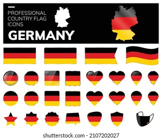 Germany Flag Icons Vector
Professional Country flag icons