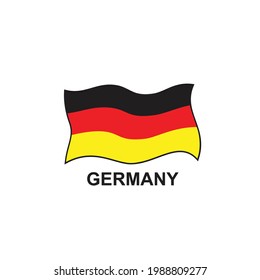 Germany flag illustration in vector