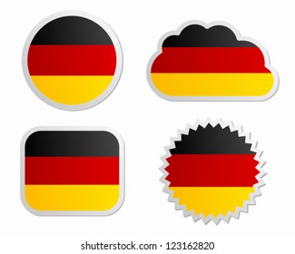 Germany flag labels