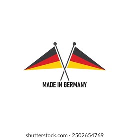 Germany flag logo design icon web