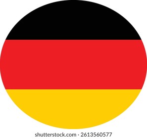 Germany Flag And Map Vector Design