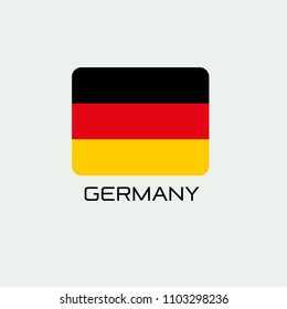 Germany flag modern style