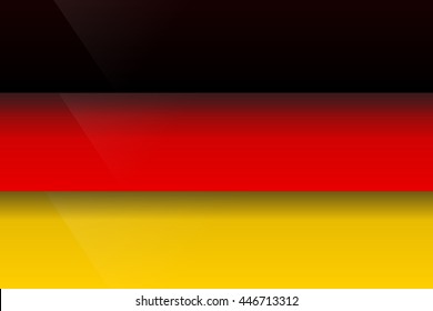 Germany flag. Modern vector illustration. 