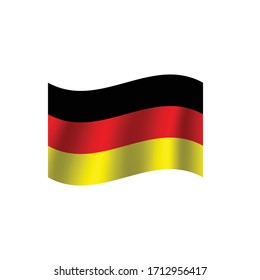 Germany flag. Nation vector Germany flag