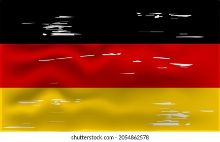 Germany flag national emblem graphic element Illustration 