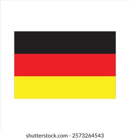 Germany flag, National flag of Germany. Flag of Germany. German national symbol. Black, red and yellow Germany emblem.