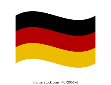 Germany flag. National Germany flag. Vector illustration