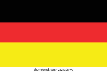 Germany flag, official colors and proportion correctly. National Germany flag. Vector illustration. EPS10.
