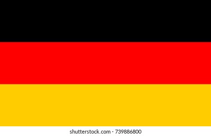 Germany flag, official colors and proportion correctly.