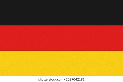 Germany flag with paper texture wall background. Vector illustration 