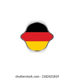 Germany flag symbol design vector isolated