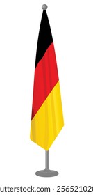 Germany flag template. vector illustration 