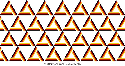 germany flag triangle pattern. vector illustration