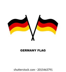 Germany flag vector, country flags. isolated on white background. suitable for web icon, etc.