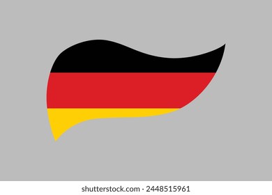 Germany flag, The flag of Germany, Germany flag vector graphic, National Germany flag, Vector illustration, Computer illustration
