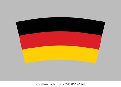 Germany flag, The flag of Germany, Germany flag vector graphic, National Germany flag, Vector illustration, Computer illustration
