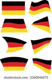 Germany Flag Vector Graphic Pack