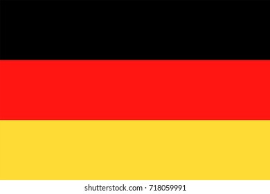Germany Flag Vector Icon - Illustration