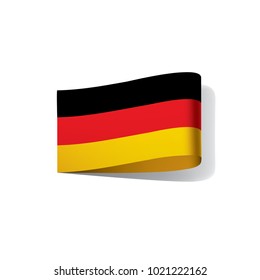 Germany flag, vector illustration