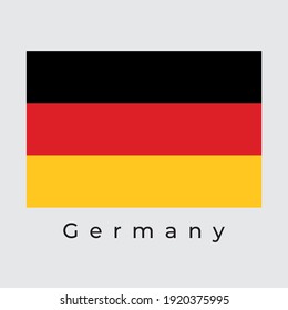 Germany Flag Vector Illustration, Germany Flag, Vector Illustration.