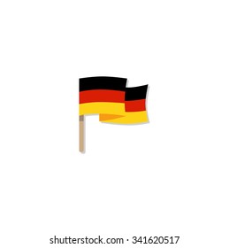 Germany flag, vector illustration