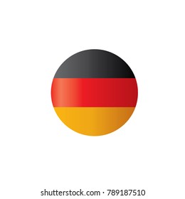 Germany flag, vector illustration