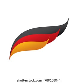 Germany Flag, Vector Illustration