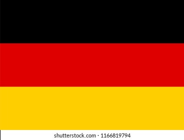 Germany flag vector illustration. Graphic design