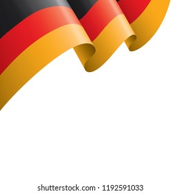Germany flag, vector illustration on a white background
