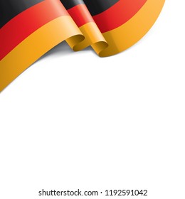 Germany flag, vector illustration on a white background