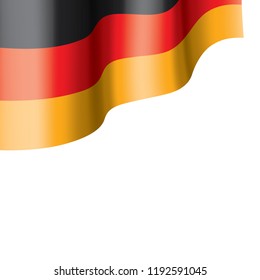 Germany flag, vector illustration on a white background