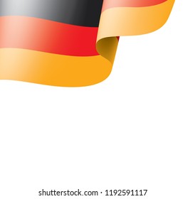 Germany flag, vector illustration on a white background