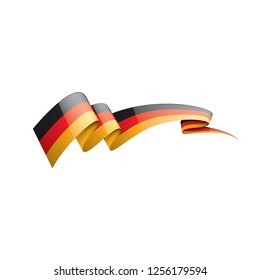 Germany flag, vector illustration on a white background