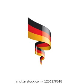 Germany flag, vector illustration on a white background