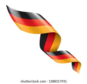 Germany flag, vector illustration on a white background