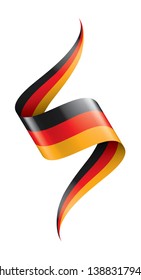 Germany flag, vector illustration on a white background