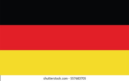 Germany Flag vector. national official colors.