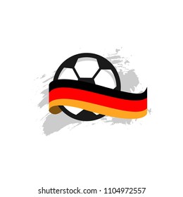 Germany Football Club Vector Template Design Illustration